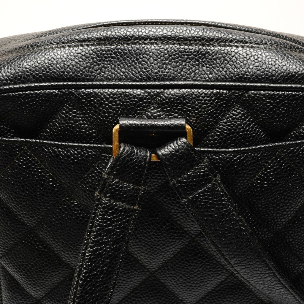 Chanel Backpack Caviar Turnlock — view 8