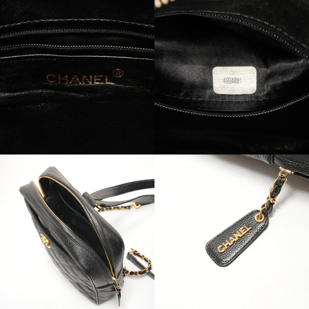 Chanel Backpack Caviar Turnlock — view 9
