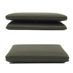 Hermes Calvi Duo Card Case Coin Dark Brown Silver — view 3