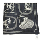 Hermes Carre 90 Grand Apparat Embroidered Pearl Beads Scarf Silk — view 6