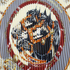 Hermes Pleats Carre Chevaux de Trait Horse Silk Yellow Multicolor — view 6