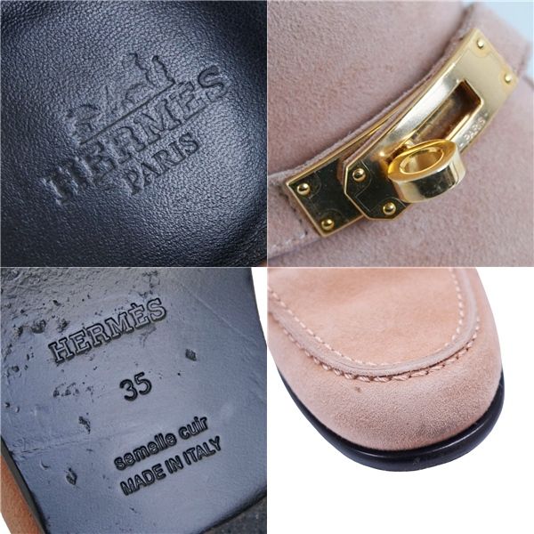 Hermes Loafers Destin Moccasins Kelly S — view 9