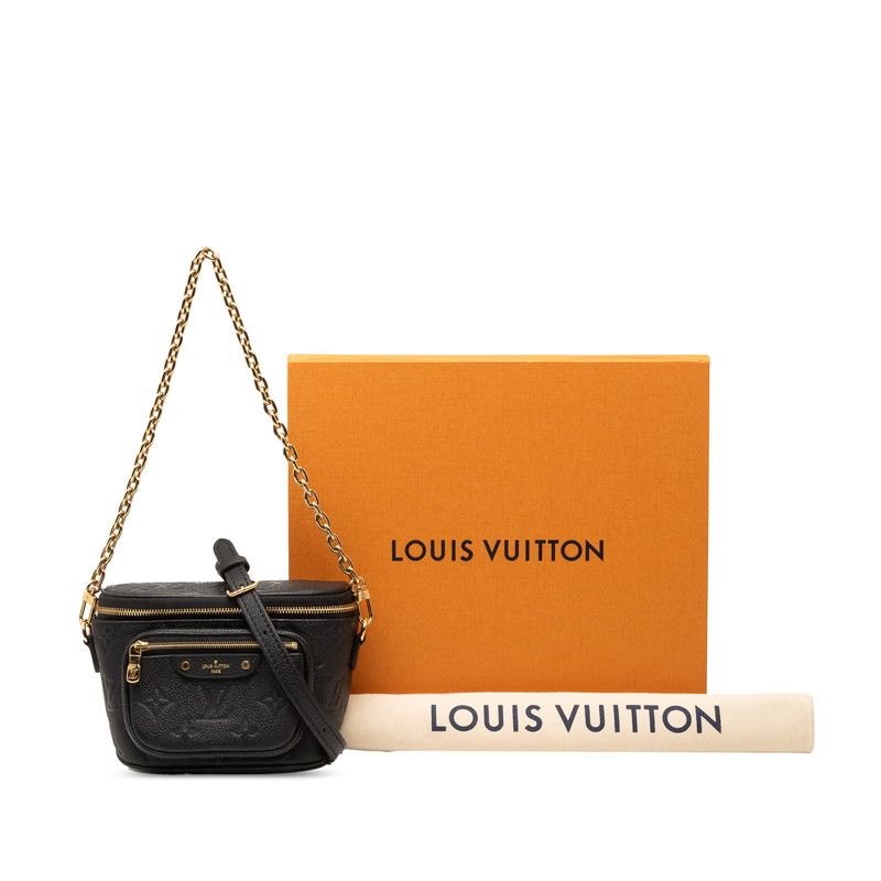 Louis Vuitton Empreinte Mini Bum Bag 2-Way Black — view 6