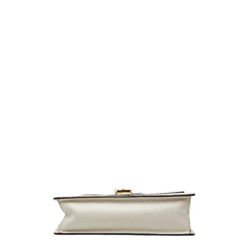 Gucci Sylvie Sherry Line White Multicolor Leather — view 3