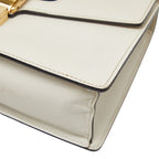 Gucci Sylvie Sherry Line White Multicolor Leather — view 4