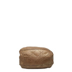 Dior Cannage Tote Shoulder Bag Gold Leather — view 3