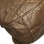 Dior Cannage Tote Shoulder Bag Gold Leather — view 7