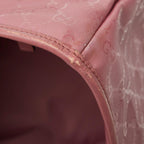 Gucci GG Supreme Tote Shoulder Bag Pink Leather — view 8