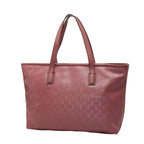 Gucci GG Supreme Tote Shoulder Bag Pink Leather — view 2