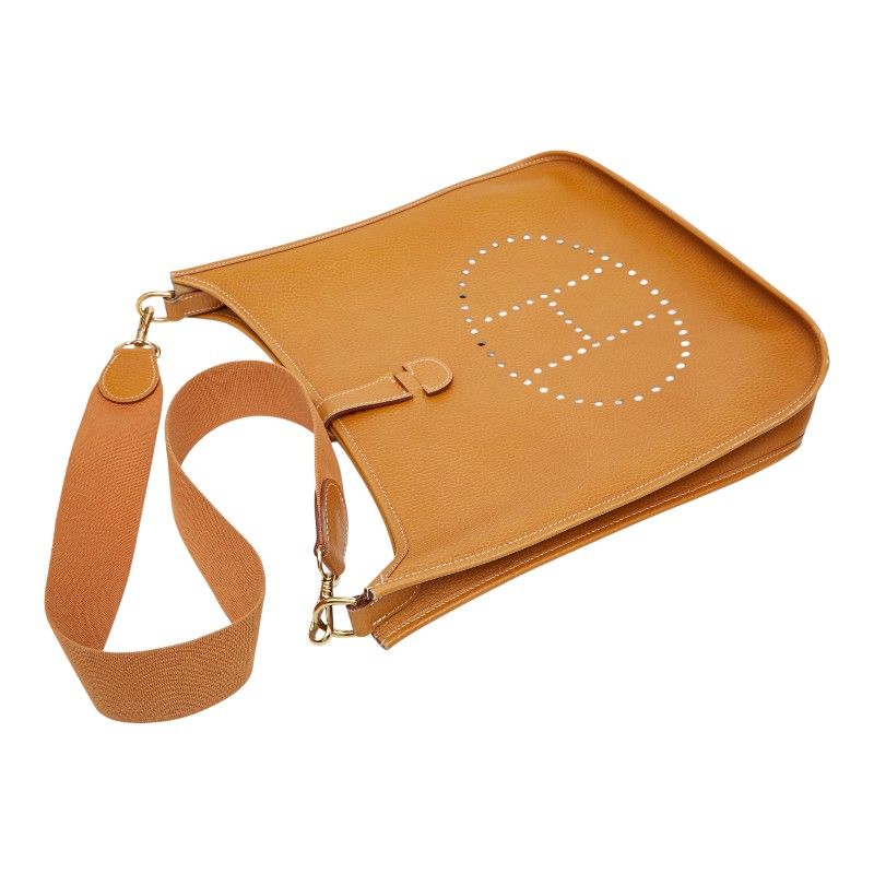 Hermes Evelyne 1 Anne GM Brown Taurillon Clemence — view 4