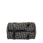 Dior Trotter Mini Boston Bag Black Beige Canvas Leather — view 3