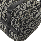 Dior Trotter Mini Boston Bag Black Beige Canvas Leather — view 4