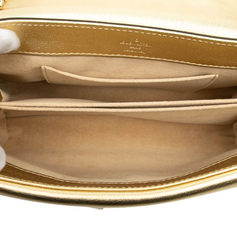 Louis Vuitton Very Chain Shoulder Bag Gold Leather — view 4