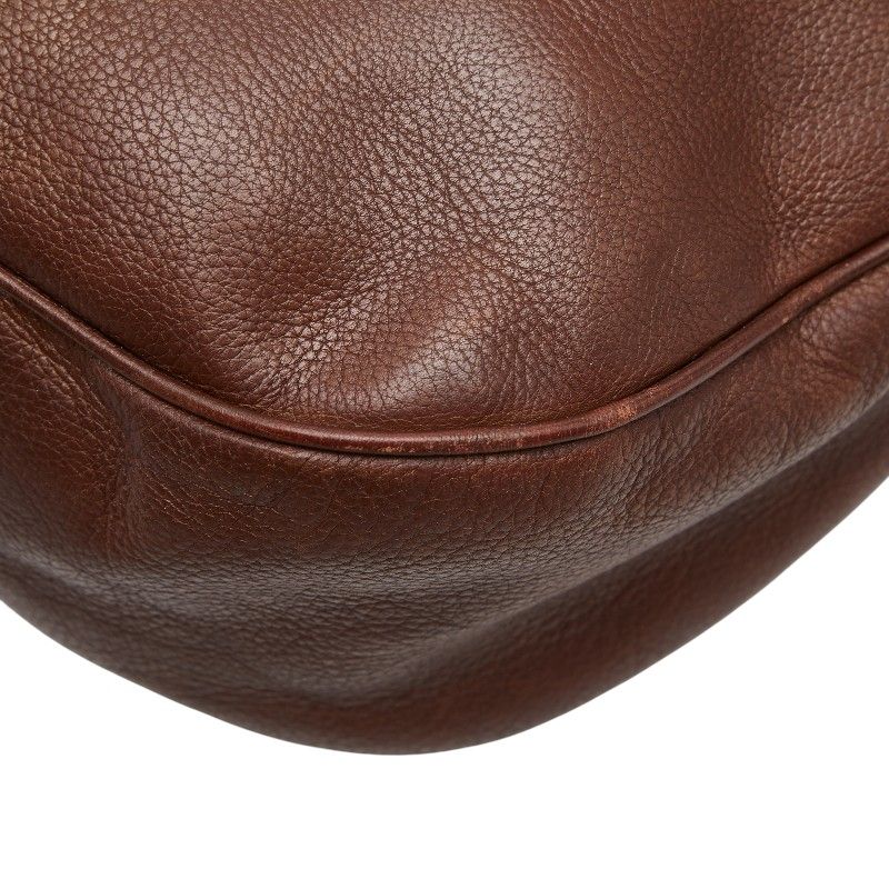 Loewe Anagram Crossbody Shoulder Bag Brown Leather — view 8