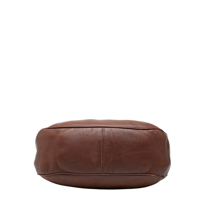 Loewe Anagram Crossbody Shoulder Bag Brown Leather — view 3