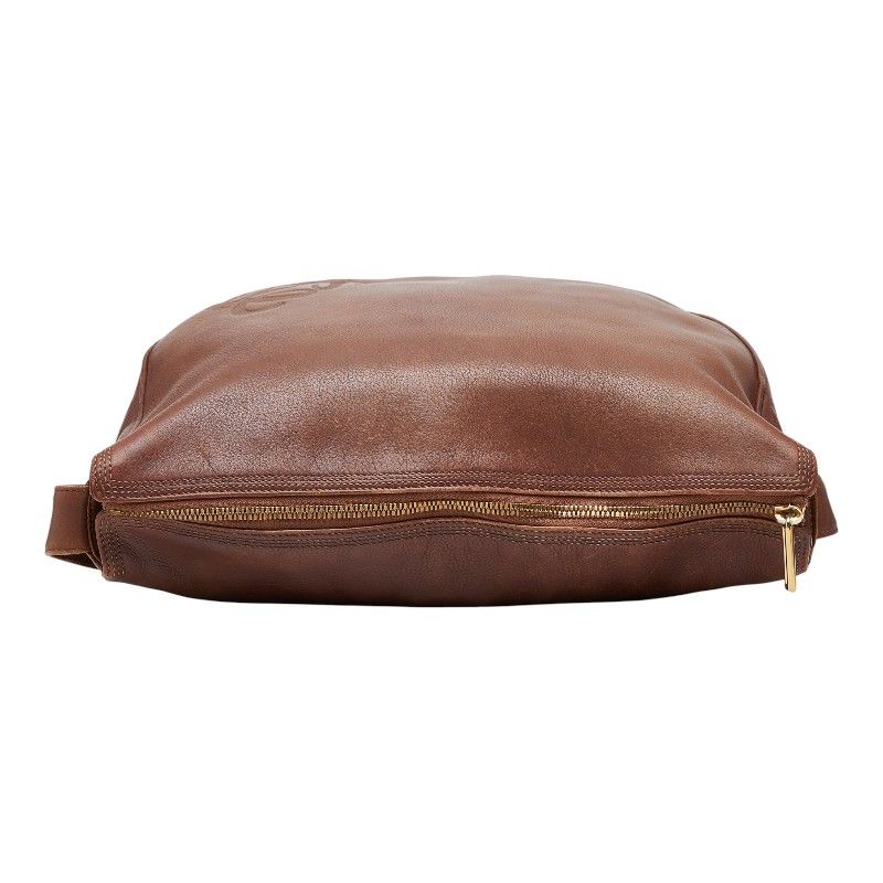 Loewe Anagram Crossbody Shoulder Bag Brown Leather — view 4