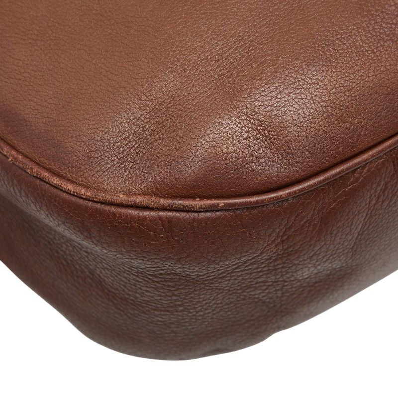 Loewe Anagram Crossbody Shoulder Bag Brown Leather — view 7