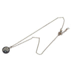 Chanel CC Logo Rhinestone Silver Black Metal Plastic — view 4
