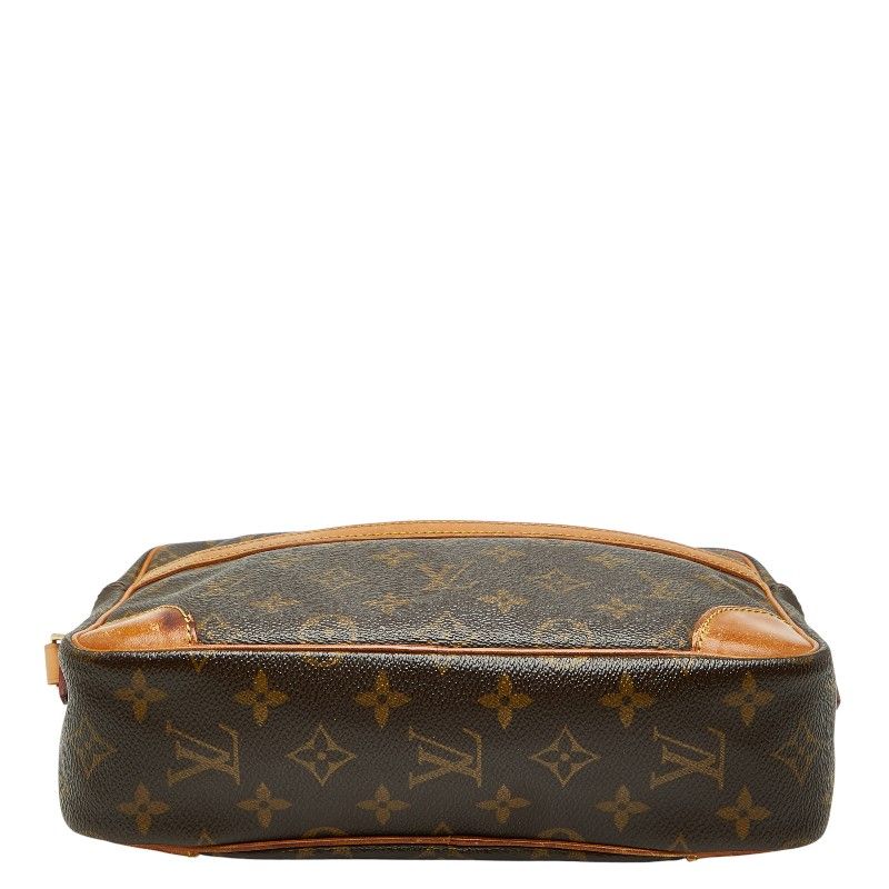 Louis Vuitton Monogram Trocadero 27 Crossbody Shoulder Bag Brown — view 3