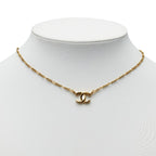 Chanel CC Logo Vintage Gold Plated — view 7