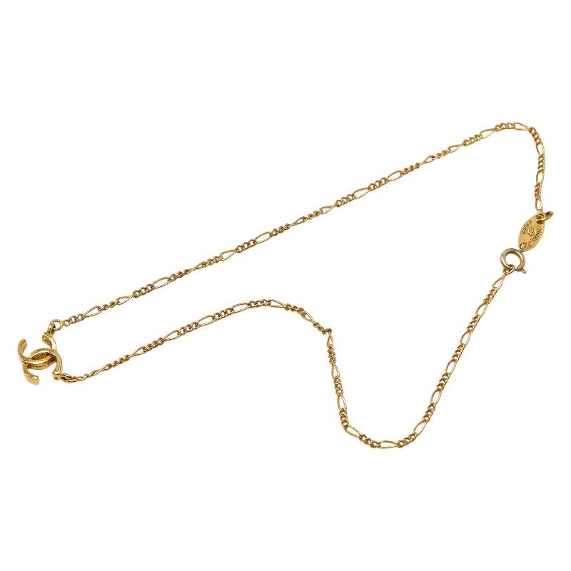 Chanel CC Logo Vintage Gold Plated — view 4