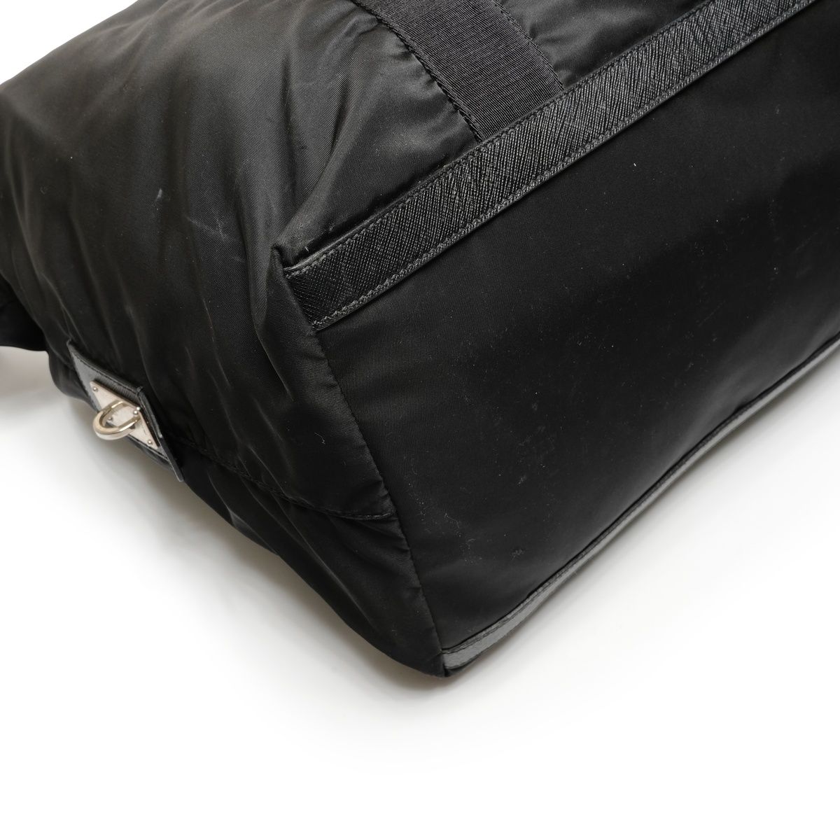 Prada Boston Bag Nylon Triangle Logo — view 6