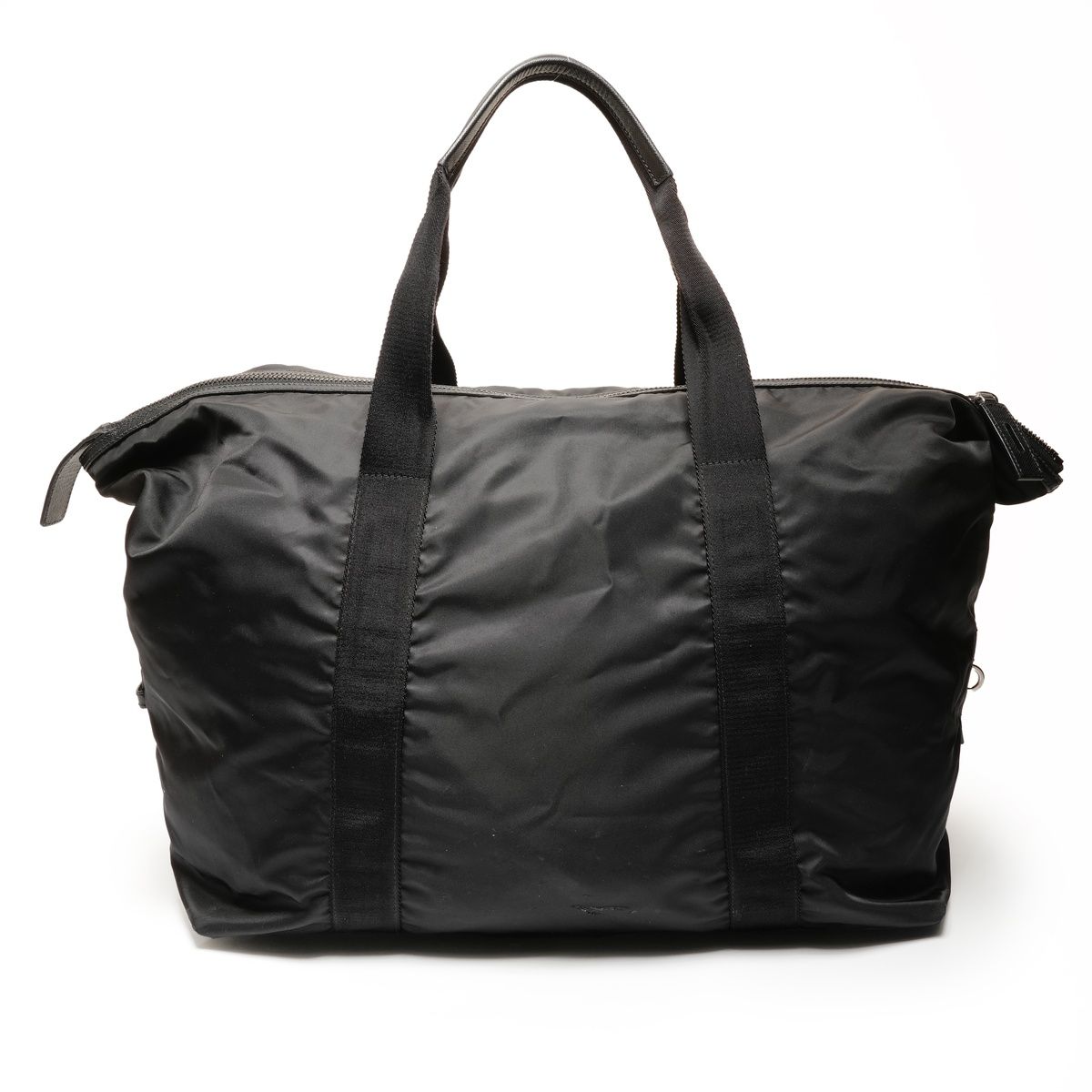 Prada Boston Bag Nylon Triangle Logo — view 3