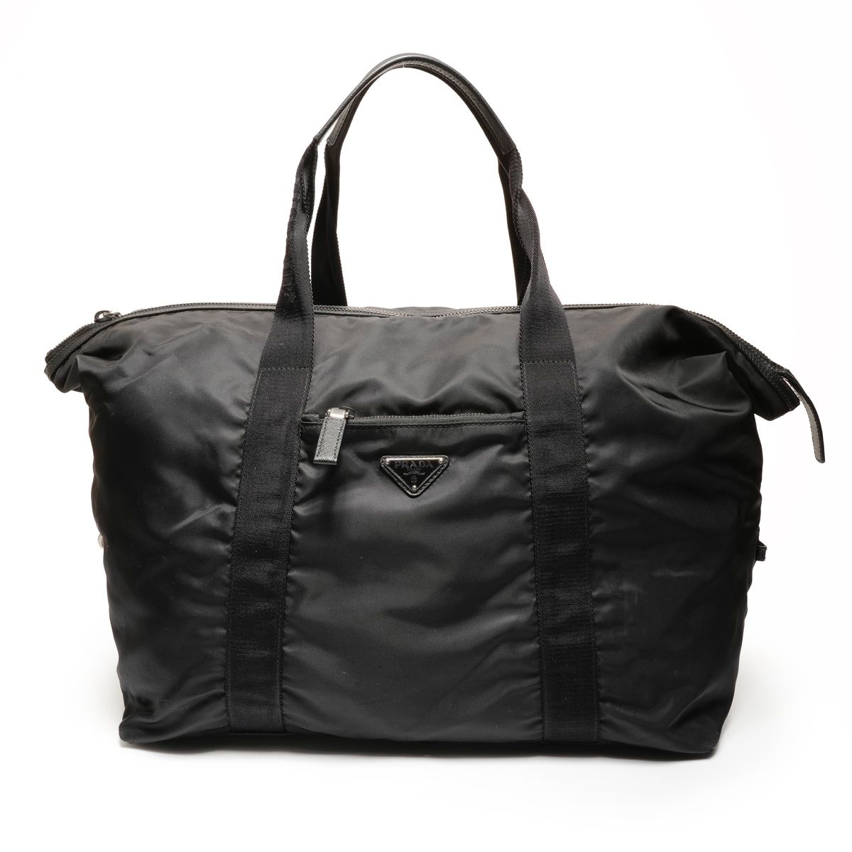 Prada Boston Bag Nylon Triangle Logo — view 2