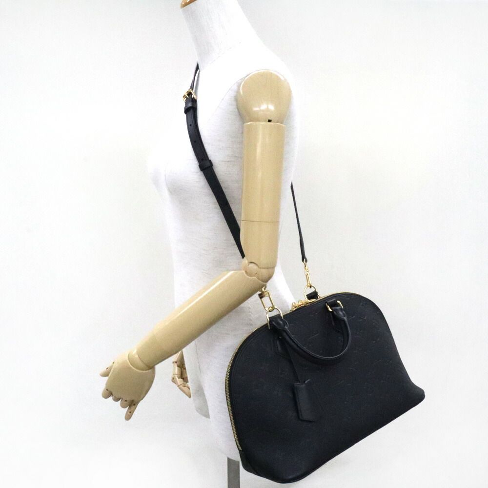 Louis Vuitton Monogram Empreinte Alma PM Noir Black 2-Way — view 5
