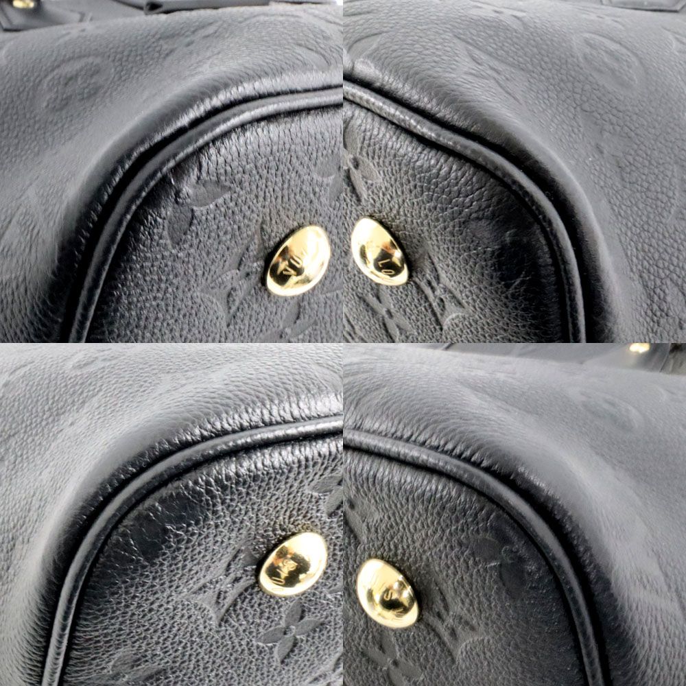 Louis Vuitton Monogram Empreinte Alma PM Noir Black 2-Way — view 8