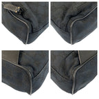 Gucci Black Silver GG Canvas Leather 019 Backpack — view 4