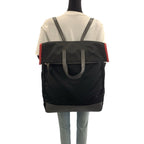 Prada Tessuto 2-Way Black Nylon Leather Backpack — view 7