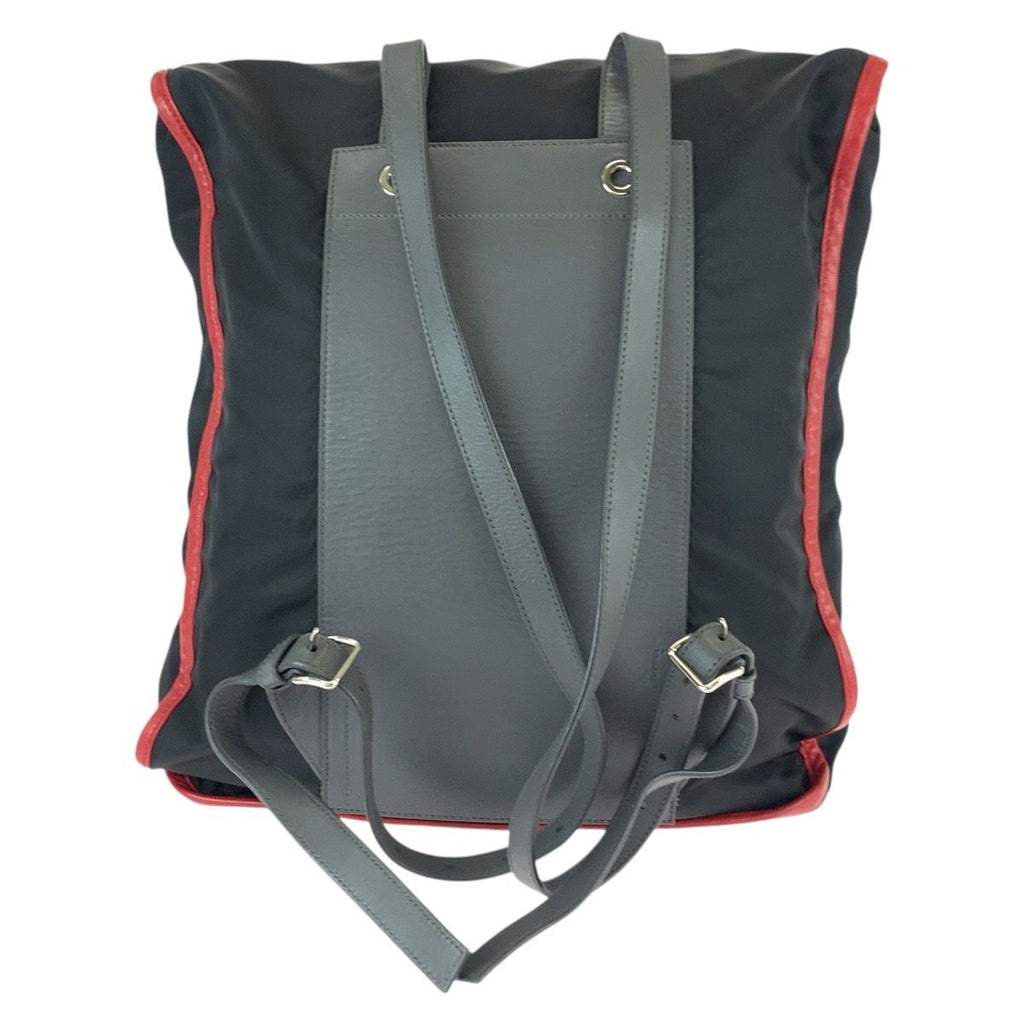 Prada Tessuto 2-Way Black Nylon Leather Backpack — view 2
