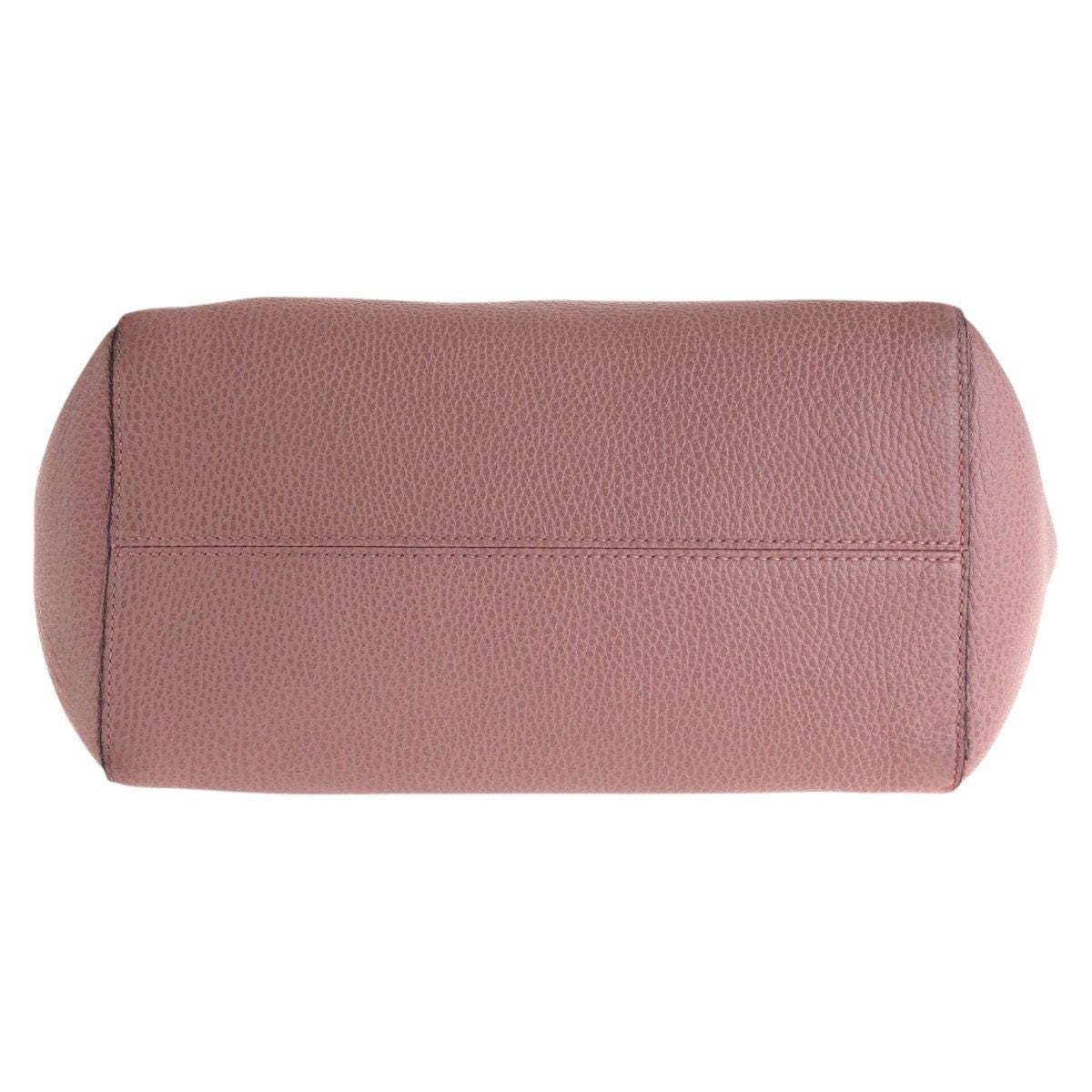Gucci Swing Pink Leather Tote Shoulder Bag — view 9