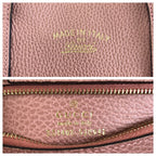 Gucci Swing Pink Leather Tote Shoulder Bag — view 3