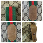 Gucci Vintage Sherry Line Beige Brown GG Supreme Canvas — view 5