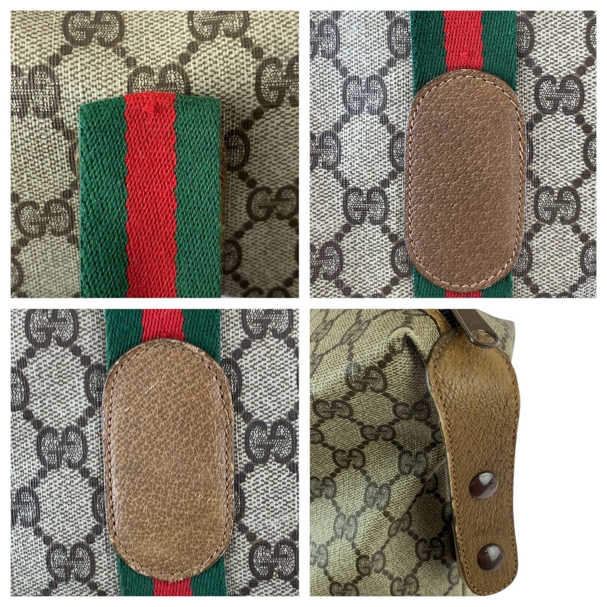 Gucci Vintage Sherry Line Beige Brown GG Supreme Canvas — view 5