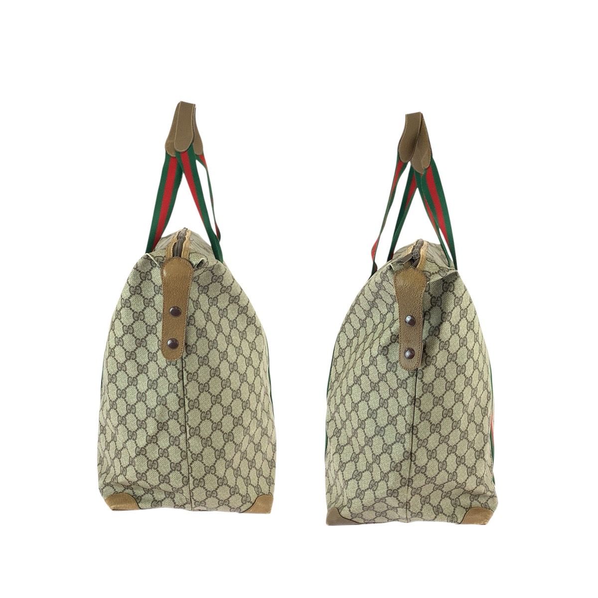 Gucci Vintage Sherry Line Beige Brown GG Supreme Canvas — view 8