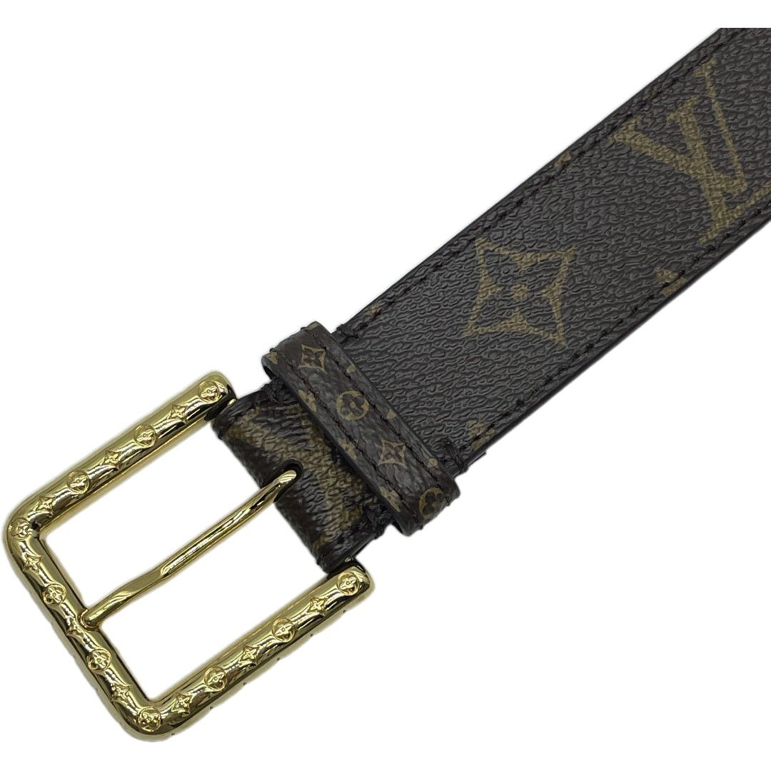 Louis Vuitton Belt Ceinture Monogram Canvas Brown Gold — view 2