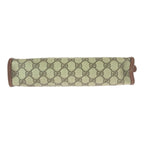Gucci Vintage Beige Brown Gold GG Supreme Canvas Leather Second — view 9