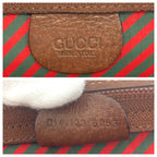 Gucci Vintage Beige Brown Gold GG Supreme Canvas Leather Second — view 4