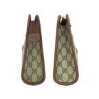 Gucci Vintage Beige Brown Gold GG Supreme Canvas Leather Second — view 7