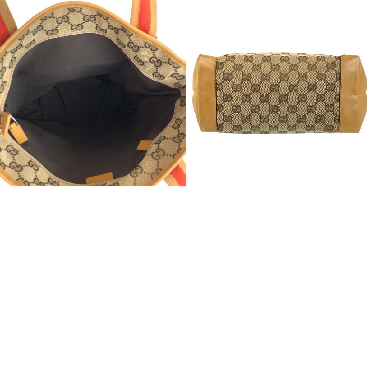 Gucci Sherry Line Beige Master de GG Canvas Leather 019 Tote — view 9