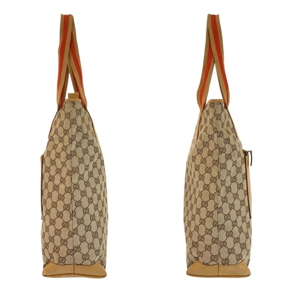 Gucci Sherry Line Beige Master de GG Canvas Leather 019 Tote — view 7