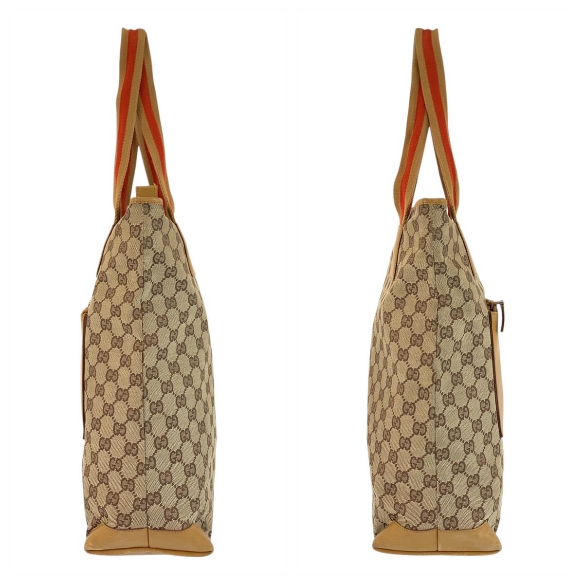 Gucci Sherry Line Beige Master de GG Canvas Leather 019 Tote — view 7