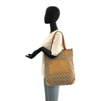 Gucci Sherry Line Beige Master de GG Canvas Leather 019 Tote — view 6