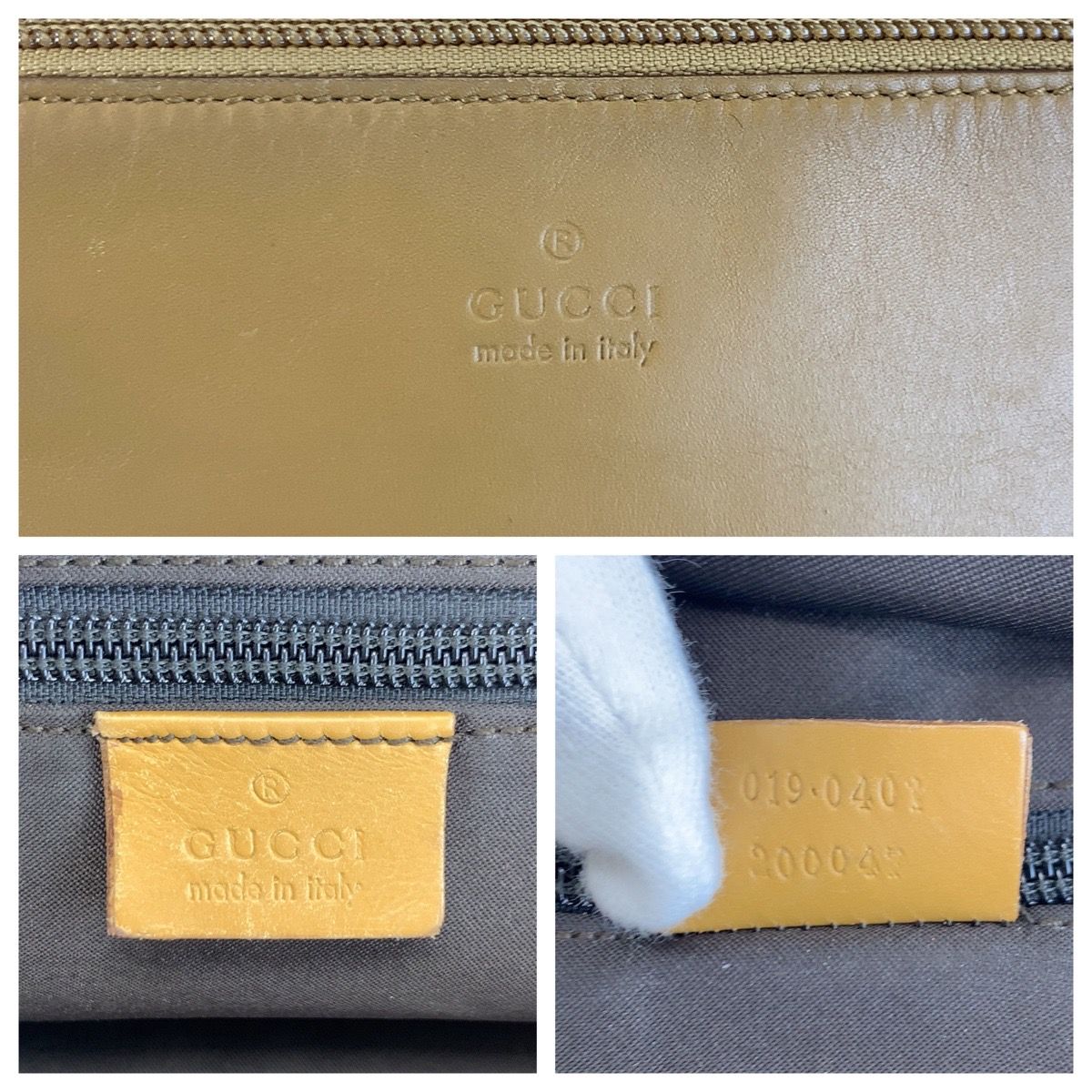 Gucci Sherry Line Beige Master de GG Canvas Leather 019 Tote — view 3