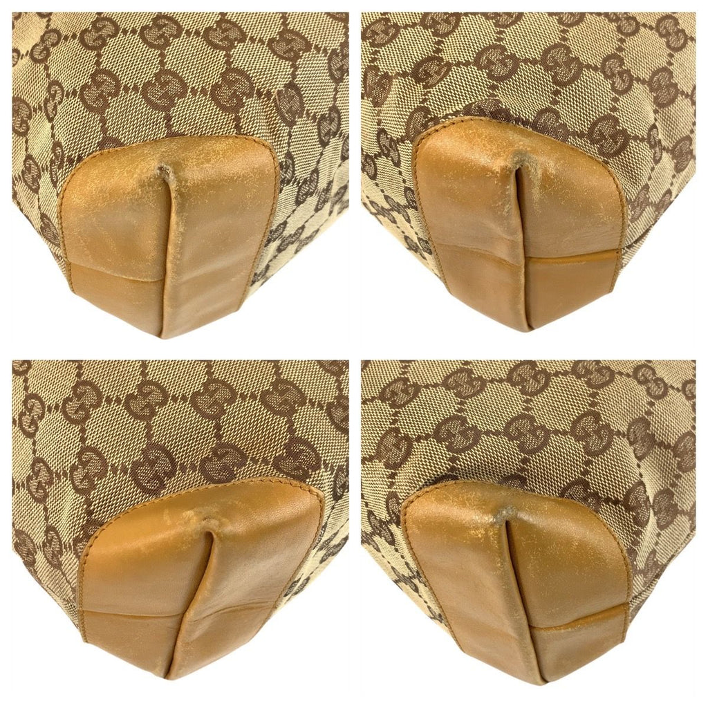 Gucci Sherry Line Beige Master de GG Canvas Leather 019 Tote — view 4