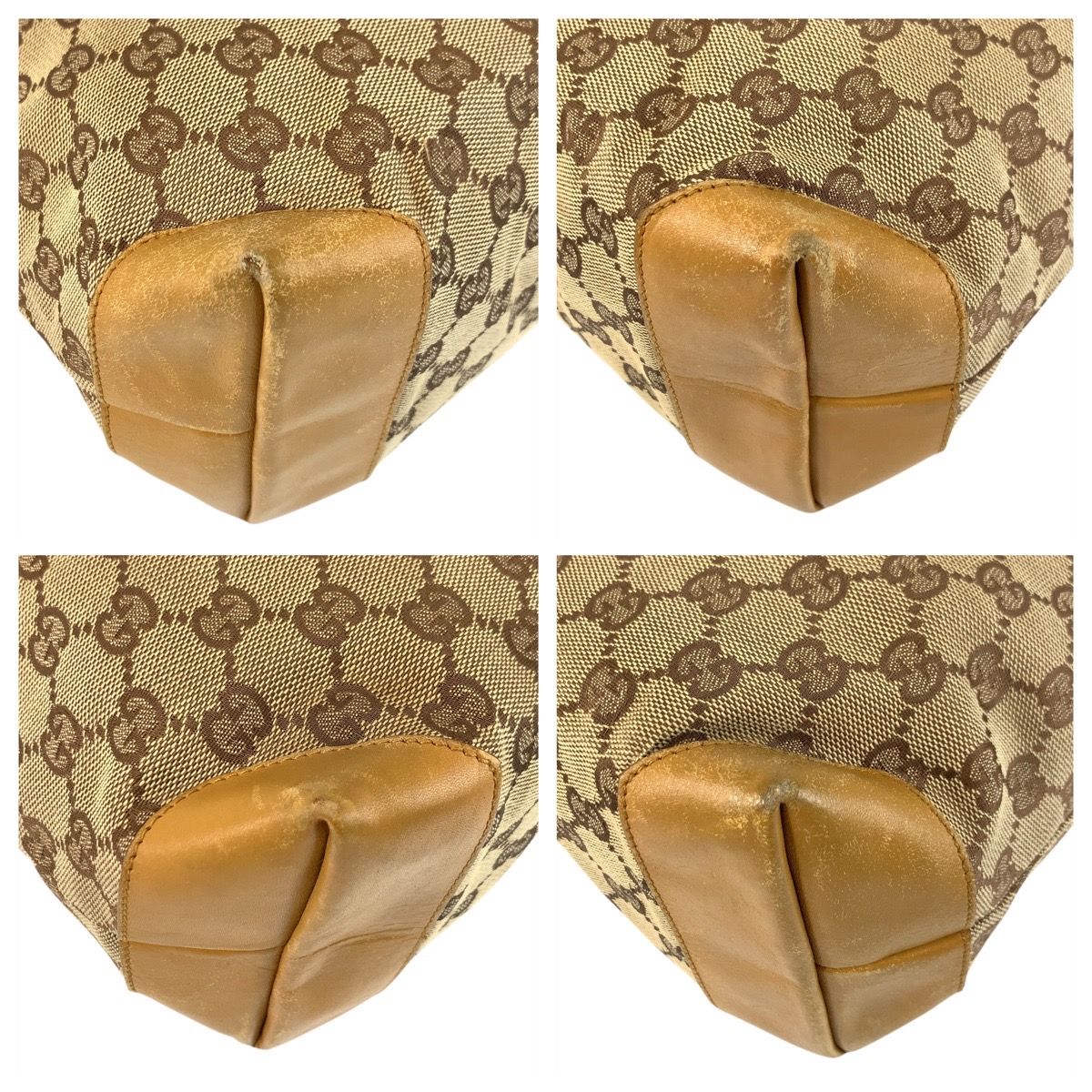 Gucci Sherry Line Beige Master de GG Canvas Leather 019 Tote — view 4