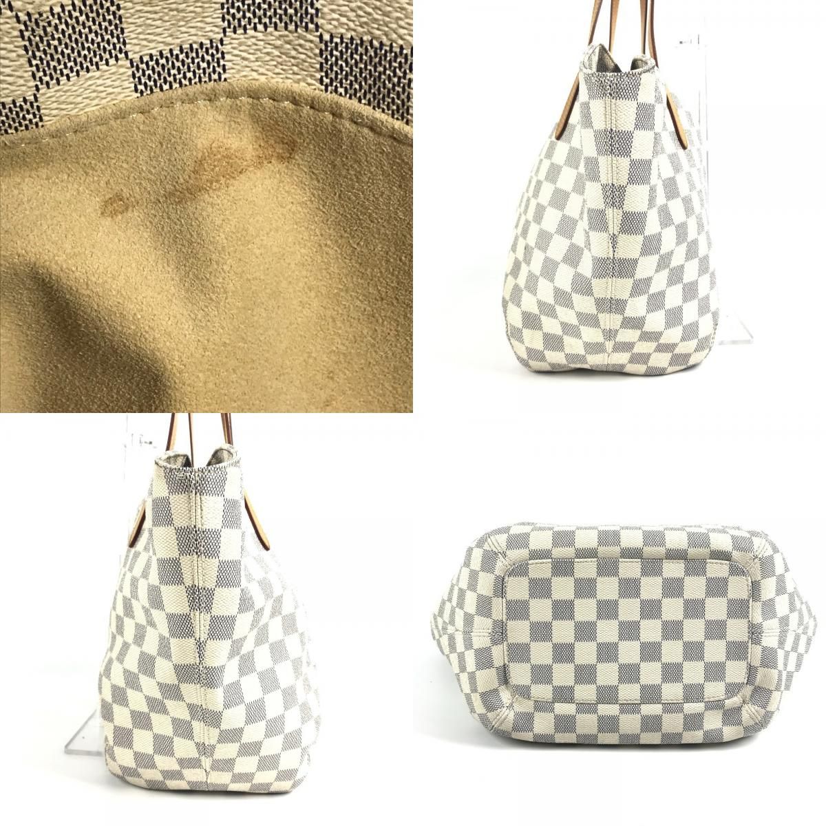 Louis Vuitton Shoulder Bag Salina PM Damier Azur Canvas White — view 7